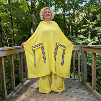 Jurk sportyspice geel