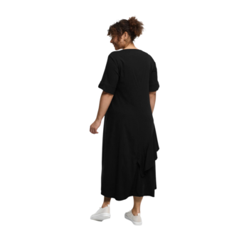 'Valeria' Jurk &ndash; vloeiend, modern &amp; vrouwelijk zwart