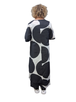 Kekoo jurk zwart/wit