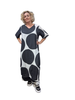 Kekoo jurk zwart/wit