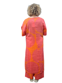 Kekoo jurk oranje/rood