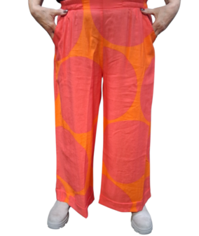 Broek Kekoo oranje/rood