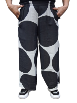 Broek Kekoo zwart/wit