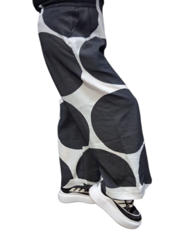 Broek Kekoo zwart/wit