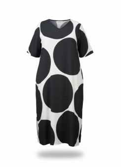 Kekoo jurk zwart/wit