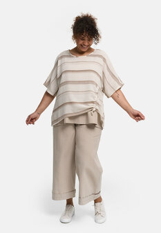 Kekoo tuniek Avina bruin gestreept