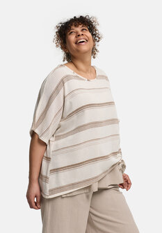 Kekoo tuniek Avina bruin gestreept