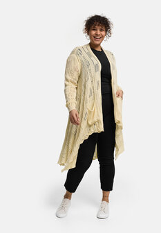  Kekoo Vest  'Cotture'  Lang  vanille 