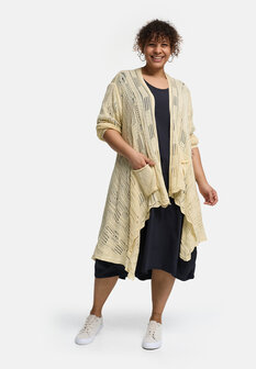  Kekoo Vest  'Cotture'  Lang  vanille 