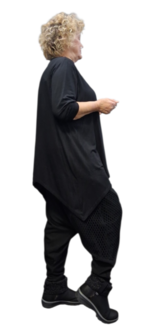  Basic shirt A-lijn zwart