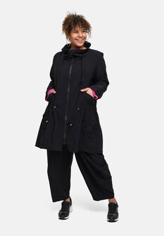 Kekoo  tussenjas 'Livia' zwart