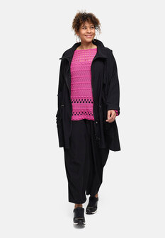 Kekoo  tussenjas 'Livia' zwart