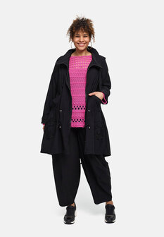 Kekoo  tussenjas 'Livia' zwart