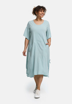 Kekoo Jurk Viona mintgroen/blauw