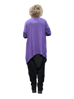  Basic shirt A-lijn paars