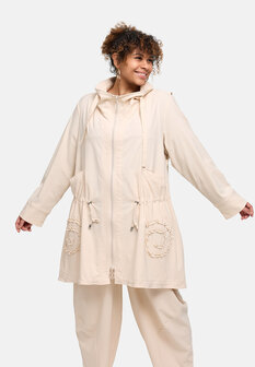 Kekoo  tussenjas 'Livia' offwhite 