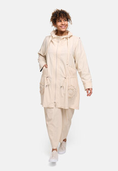 Kekoo  tussenjas 'Livia' offwhite 