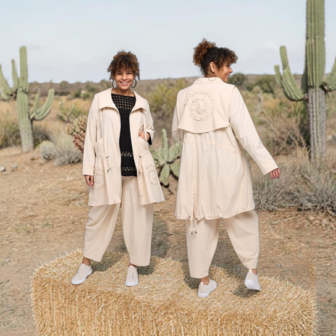 Kekoo tussenjas 'Livia' offwhite 