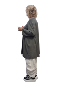 Jurk/tuniek antraciet