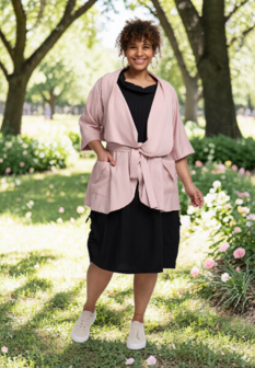 Kekoo jas 'Veya' roze