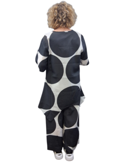 Kekoo tuniek zwart/wit