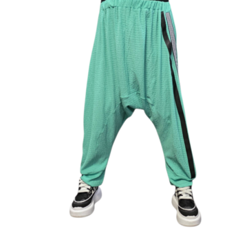 Zomerse harembroek sportyspice mint