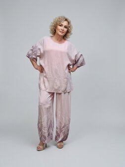 Leuk set roze met print