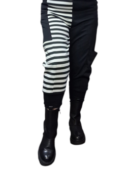 Myrjo 7/8ste broek Fye zwart wit