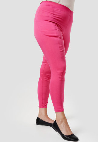 Legging, roze, met steekzakken, Kekoo, elastische tailleband, mooie pasvorm