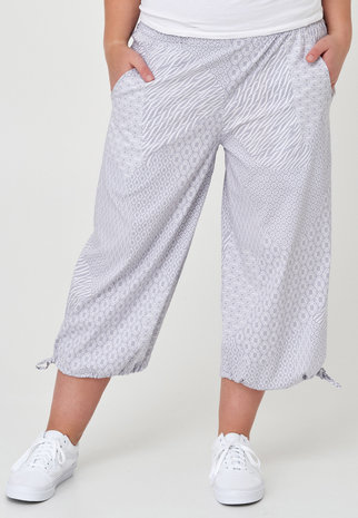 Broek, Kekoo, licht grijs  rekbare taille