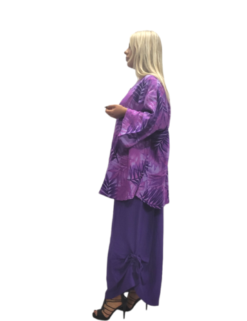 Blouse emma purpleaf batik