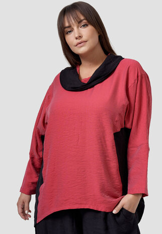 Tuniek, Kekoo, vaag rood/ zwart