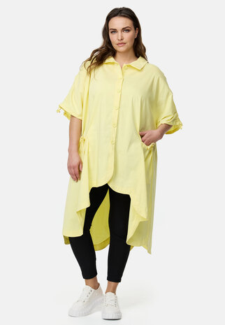 lange blouse/Jas, Celia  geel