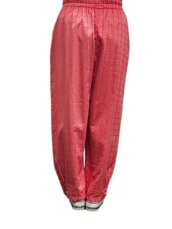 Broek La-Bass- roze- rekbare taille