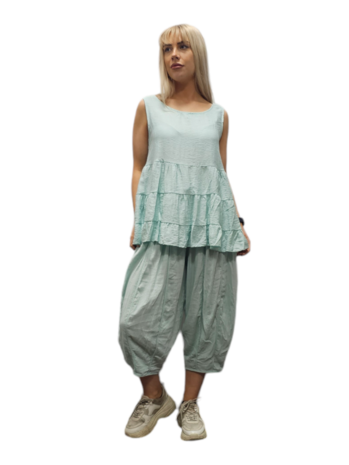 Zomerbroek mintgroen 