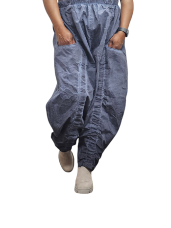 Aparte broek blauw stone washed