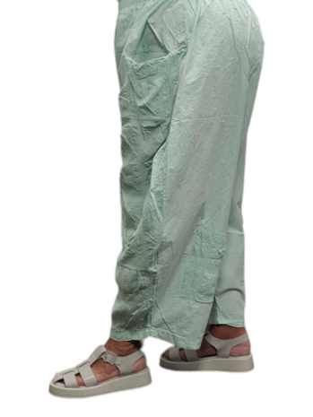 Broek mintgroen 100% cotton