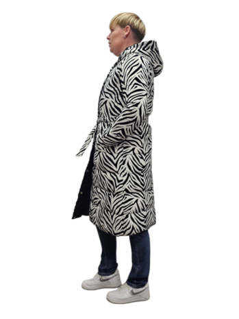 H & J CO WARME JAS MET ZEBRAPRINT