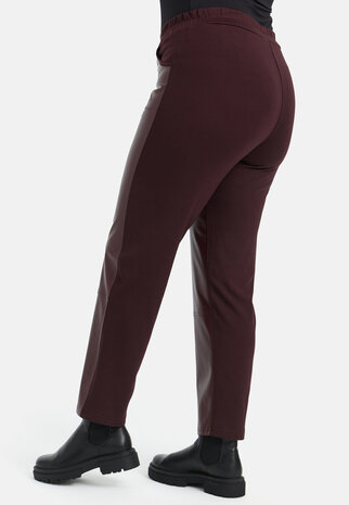 Kekoo Broek 'Grace' bordeaux