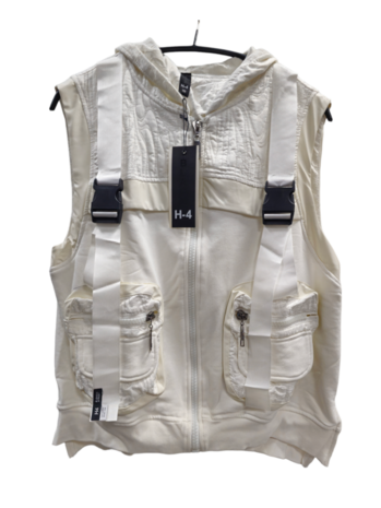 Women woven waistcoats offwhite