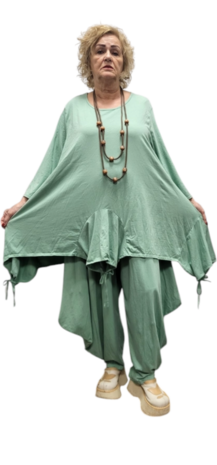 Tuniek mint asymmetrisch 100% cotton