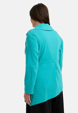 Kekoo Blouse Celine Turkish blauw