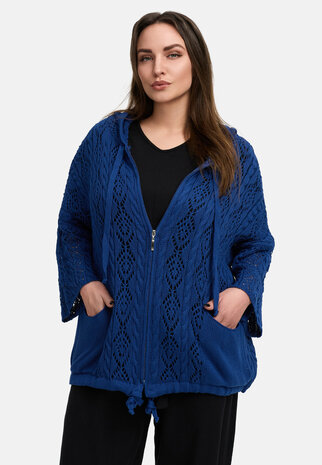 Kekoo kort vest blauw