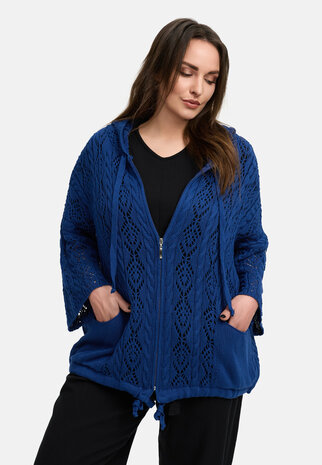 Kekoo kort vest blauw