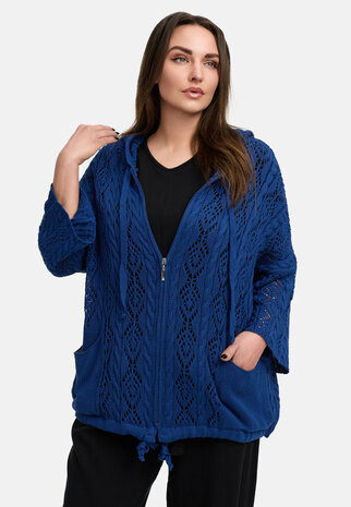 Kekoo kort vest blauw