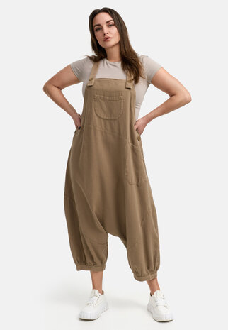 Kekoo tuinbroek Dungaree Natura beige