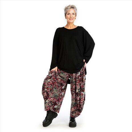 Ballonvormige broek van stretch jersey kwaliteit Paisley