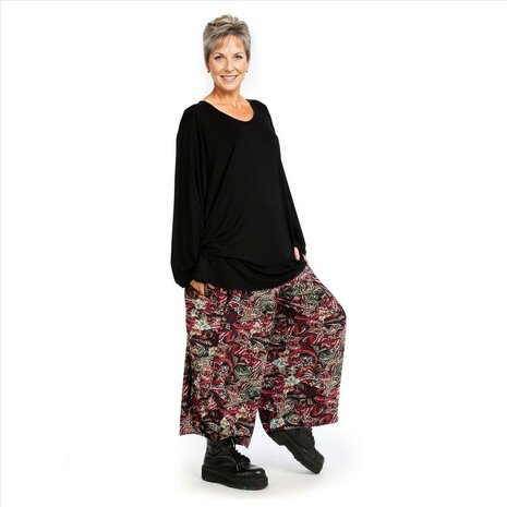 Ballonvormige broek van stretch jersey kwaliteit Paisley