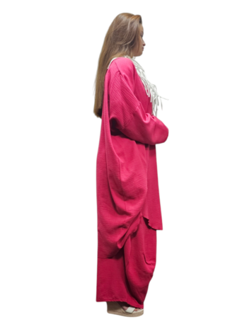 Jurk-tuniek-Malina-fuchsia