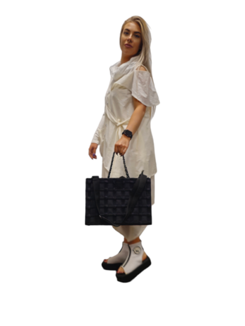 Women woven dress off shoulder